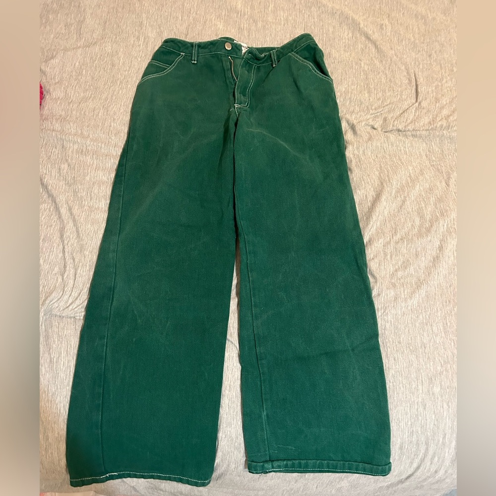 PACSUN skater green pants.